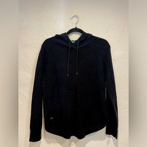 Ralph Lauren Black Knit Sweater Hoodie